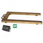 KPZ 1NM palletweegschaal, RVS, 1000 tot 3000 kg, Dual Range
