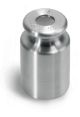 10 gr gewicht, knopvorm rond, RVS