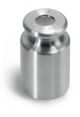 10 gram gewicht, knopvorm rond, RVS